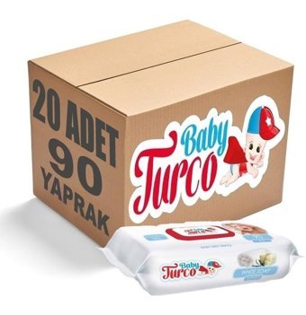 Baby Turco Beyaz Sabun Kokulu 90 Yaprak 20'li Islak Mendil