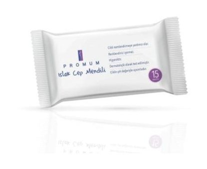 Promum Cep 15 Yaprak 3'lü Islak Mendil