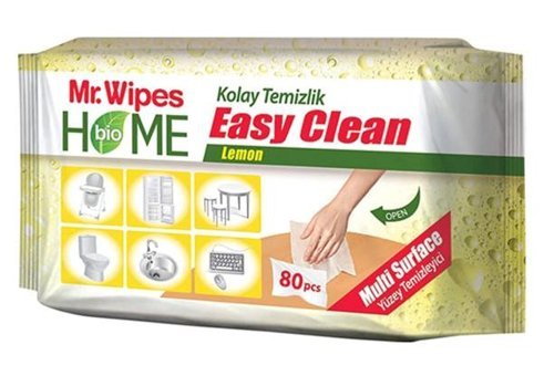 Mr. Wipes Limon Kokulu 80 Yaprak Islak Mendil