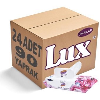 Lux Gül Kokulu 90 Yaprak 24'lü Islak Mendil