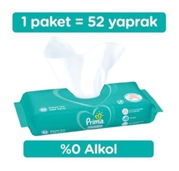 Prima Pampers Yenidoğan 52 Yaprak 9'lu Islak Mendil