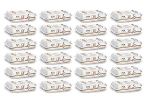 Bebelac Pure Wipes Organix 90 Yaprak 24'lü Islak Mendil