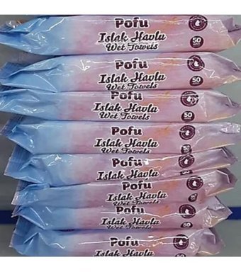 Pofu 50 Yaprak 8'li Islak Mendil