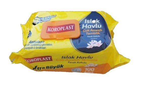 Koroplast Antibakteriyel 100 Yaprak Islak Mendil