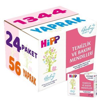 Hipp Baby Sanft Klasik 56 Yaprak 24'lü Islak Mendil