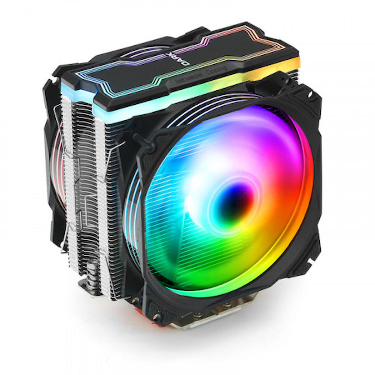Dark DKCCX129 Freezer X129 Sessiz 4 Pin 2 Fanlı Fan Soğutmalı RGB Masaüstü İşlemci Soğutucu