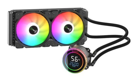 Gamepower Skadi Round 240 mm Sessiz 4 Pin 2 Fanlı Sıvı Soğutmalı RGB Masaüstü İşlemci Soğutucu