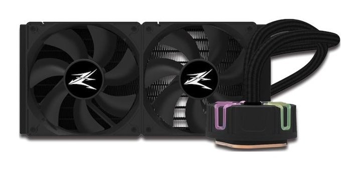 Zalman Reserator5-Z24 4 Pin 2 Fanlı Sıvı Soğutmalı RGB Masaüstü İşlemci Soğutucu Siyah