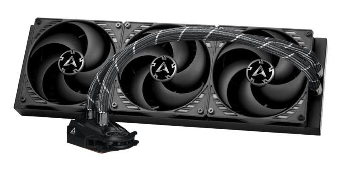Arctic Liquid Freezer Iı 420 mm Sessiz 4 Pin 3 Fanlı Sıvı Soğutmalı Masaüstü İşlemci Soğutucu