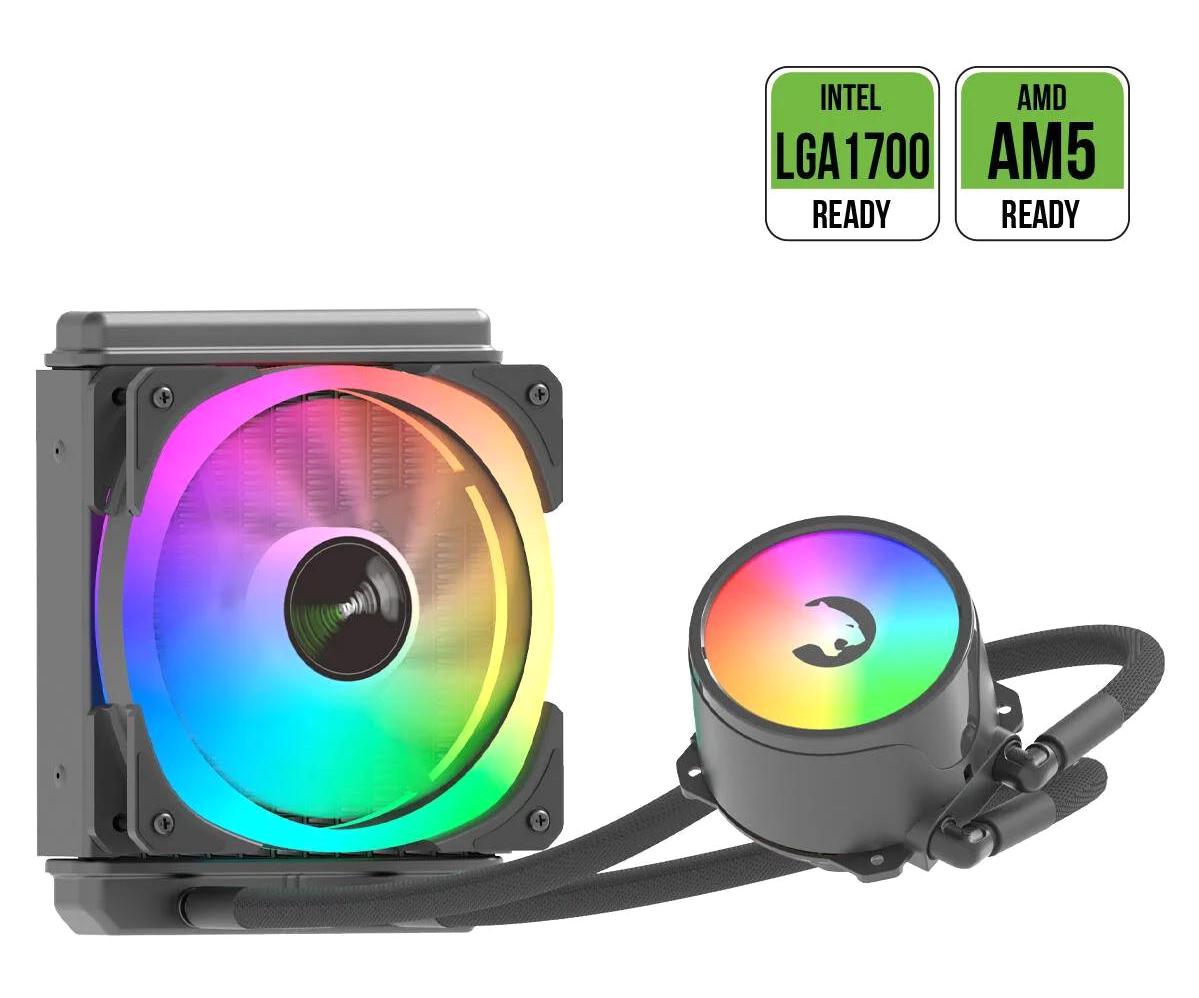 Gamepower Skadi Square 120 mm 4 Pin 3 Fanlı Sıvı Soğutmalı RGB Masaüstü İşlemci Soğutucu