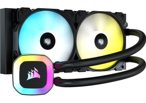 Corsair H100 240 mm Sessiz 4 Pin 1 Fanlı Sıvı Soğutmalı RGB Masaüstü İşlemci Soğutucu