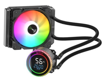 Gamepower Skadi Round 120 mm Sessiz 4 Pin 1 Fanlı Sıvı Soğutmalı RGB Masaüstü İşlemci Soğutucu