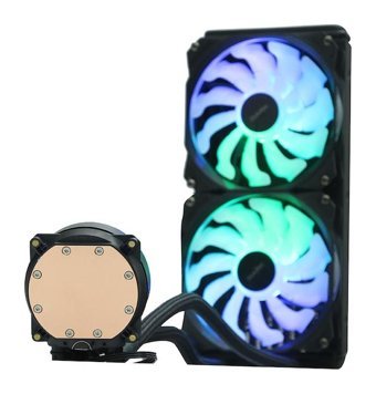 Dark Aquaforce W247 240 mm Sessiz 4 Pin 2 Fanlı Sıvı Soğutmalı RGB Masaüstü İşlemci Soğutucu