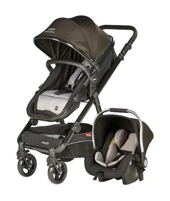 Baby2Go Venüs Çift Yönlü Katlanabilir Tek Elle Kapanan 360 Derece Dönen Tam Yatar Puset Bebek Arabası Kahverengi