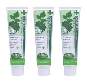 Dentiste Plus White Uyku Öncesi Organik Florürsüz Diş Macunu 3x100 ml