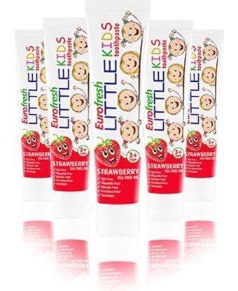 Farmasi Eurofresh Çilekli Florürsüz Diş Macunu 5x50 ml
