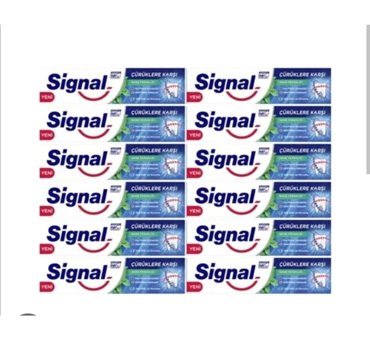 Signal Çürüklere Karşı Naneli Florürlü Diş Macunu 12x50 ml
