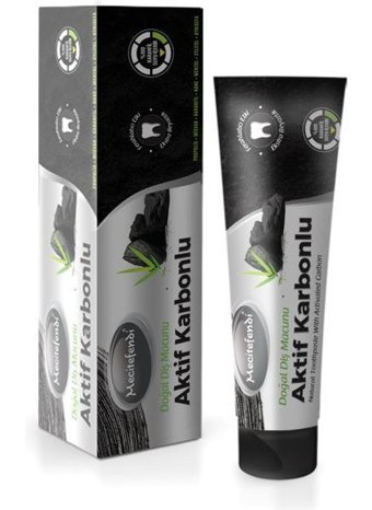 Mecitefendi Aktif Karbonlu Organik Florürsüz Diş Macunu 75 ml