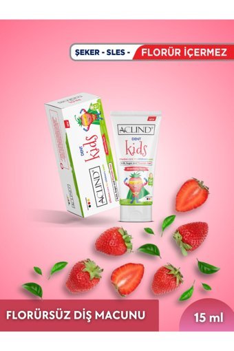 Aclind Meyveli Florürsüz Diş Macunu 15 ml