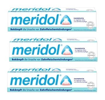 Meridol Mint Anasonlu Florürlü Diş Macunu 3x75 ml