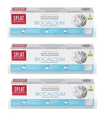 Splat Biocalcium Organik Florürsüz Diş Macunu 3x100 ml