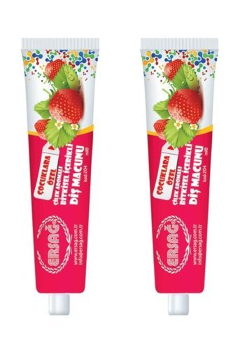 Ersağ Çilekli Diş Macunu 2x80 ml