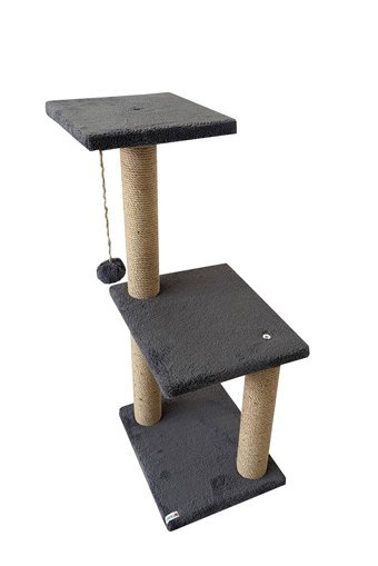 Nursoft Oturaklı Oyuncaklı Katlı 80 cm Kedi Tırmalama Tahtası