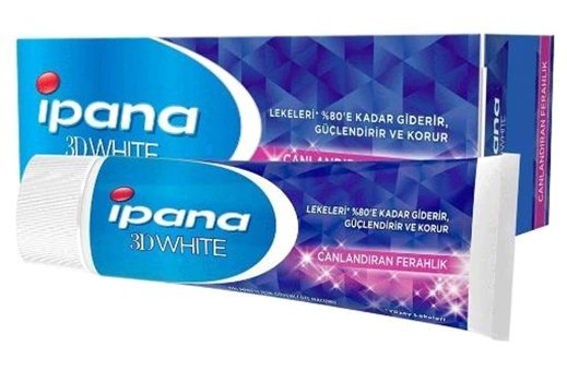 İpana 3D White Naneli Florürlü Diş Macunu 2x75 ml