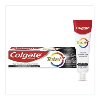 Colgate Total Pro Kömürlü Florürlü Diş Macunu 2x50 ml