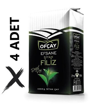 Ofçay Efsane Siyah Dökme Çay 4x1 kg