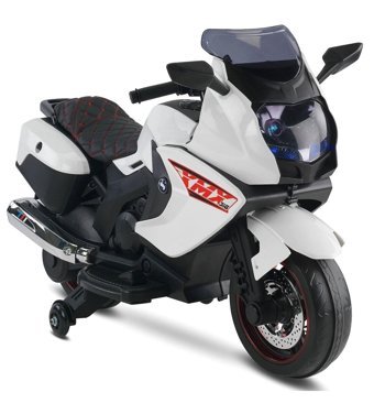 Babyhope 438A 12 V Üstü Açık Tek Kişilik Akülü Motosiklet Beyaz