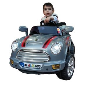 Aliş Toys Turbo Coupe 606K 12 V Üstü Açık Tek Kişilik Akülü Araba Gri