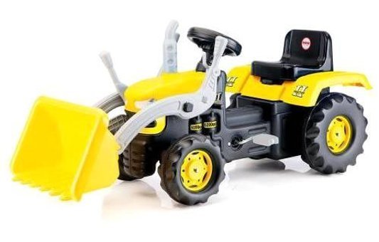 Dolu 8051 6 V Üstü Açık Tek Kişilik Akülü Traktör Sarı