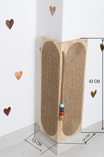 Femusa Oyuncaklı 43 cm Kedi Tırmalama Tahtası
