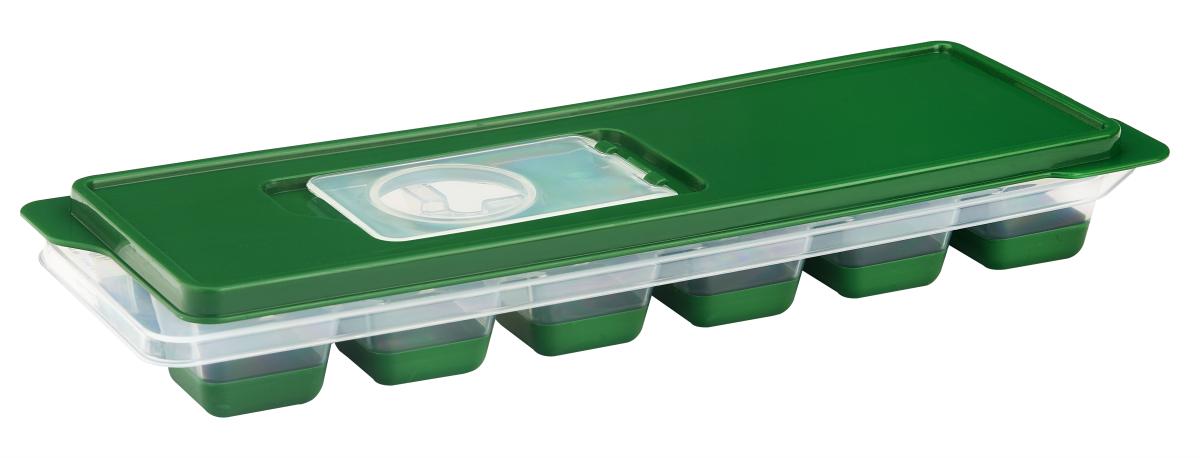 Leggno Plastik Silikon Kapaklı Mini Renkli Kare Buz Kalıbı