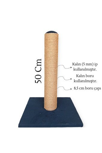 Meowuf 50 cm Kedi Tırmalama Direği