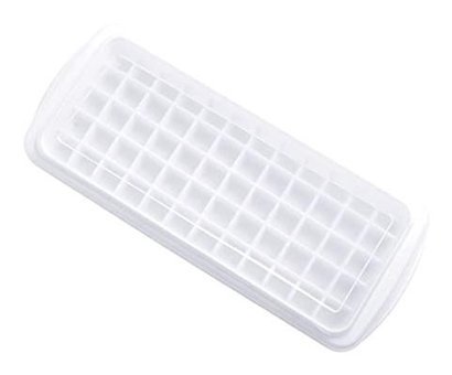 Bestonzon Plastik Kapaklı Mini Şeffaf Kare Buz Kalıbı