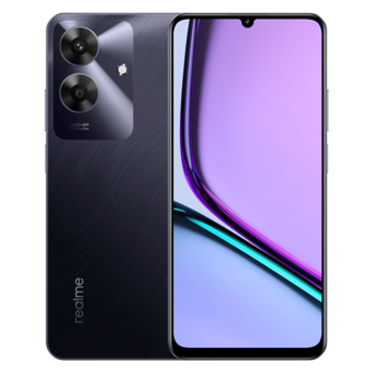 Realme C61 64 GB Hafıza 4 GB Ram 6.78 inç 32 MP Çift Hatlı IPS LCD Ekran Android Akıllı Cep Telefonu Siyah