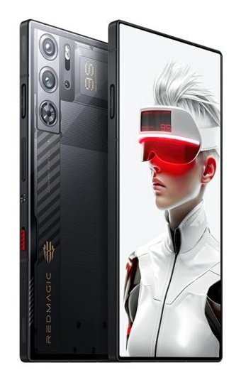 Zte Nubia Red Magic 9S Pro+ 512 GB Hafıza 16 GB Ram 6.8 inç 50 MP Çift Hatlı AMOLED Ekran Android Akıllı Cep Telefonu Saydam Siyah