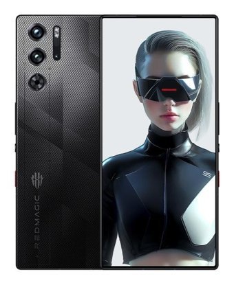 Zte Nubia Red Magic 9S Pro+ 512 GB Hafıza 16 GB Ram 6.8 inç 50 MP Çift Hatlı AMOLED Ekran Android Akıllı Cep Telefonu Siyah