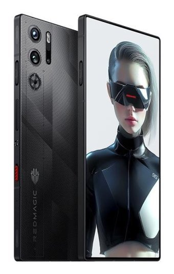 Zte Nubia Red Magic 9S Pro+ 512 GB Hafıza 16 GB Ram 6.8 inç 50 MP Çift Hatlı AMOLED Ekran Android Akıllı Cep Telefonu Siyah