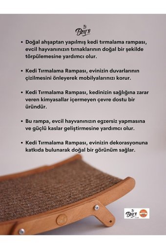 Thebey's 27 cm Kedi Tırmalama Rampası