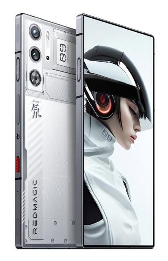 Zte Nubia Red Magic 9 Pro 256 GB Hafıza 12 GB Ram 6.8 inç 50 MP Çift Hatlı AMOLED Ekran Android Akıllı Cep Telefonu Gümüş