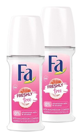 Fa Freshly Free Ter Önleyici Antiperspirant Roll-On Kadın Deodorant 2x50 ml