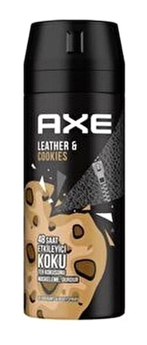 Axe Leather Cookies Pudrasız Ter Önleyici Antiperspirant Sprey Erkek Deodorant 24x150 ml