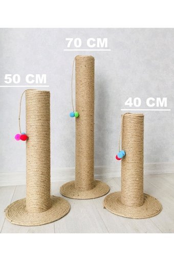 Asenya Oyuncaklı 50 cm Kedi Tırmalama Direği