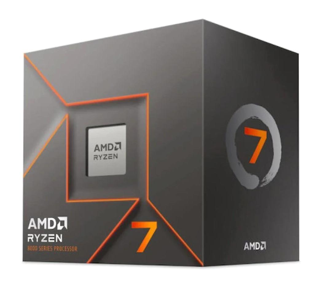 AMD Ryzen 7 8700F 8 Çekirdekli 5 Ghz 4.10 GHz Turbo Hız 16 MB Ön Bellek AM5 Soket Tipi İşlemci