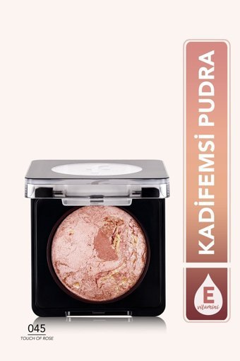 Flormar 045 Touch Of Rose Işıltılı Baked Toz Allık