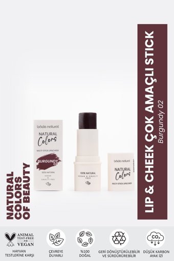 Bade Natural Burgundy 02 Krem Allık