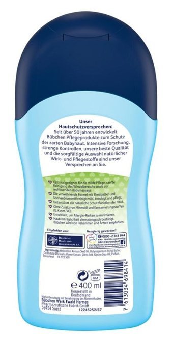 Bübchen Ayçiçek - Aynısefa - Badem - E Vitaminli - Jojaba Bebek Masaj Yağı 400 ml